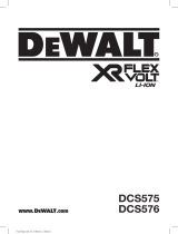 DeWalt DCS576 Manuale del proprietario