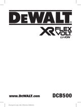 DeWalt XR FLEX VOLT LI-ION DCB500-QS Manuale utente