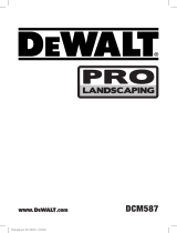 DeWalt Pro Landscaping DCM587 Manuale utente