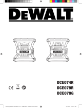 DeWalt DCE079D1R Manuale utente