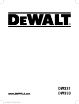 DeWalt DW333 Manuale utente