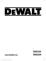 DeWalt D25334 Manuale del proprietario