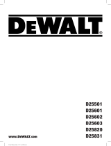 DeWalt D25601K Manuale utente