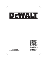 DeWalt D25603K Manuale utente