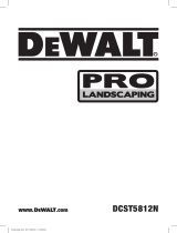 DeWalt DCST5812N Manuale utente