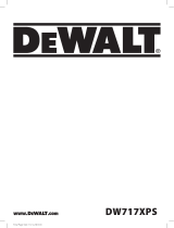 DeWalt DW717XPS Manuale utente
