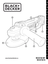 BLACK DECKER BCG720 Manuale del proprietario