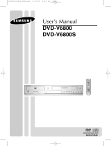 Samsung DVD-V6800 Manuale del proprietario
