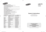 Samsung LE37S62B Manuale utente