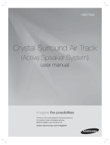 Samsung Crystal Surround Air Track HW-F450 Manuale utente