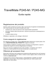 Acer TravelMate P245-MG Guida Rapida