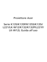 Acer K135 Manuale utente