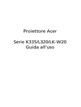 Acer K335 Guida utente