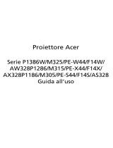 Acer M315 Guida utente