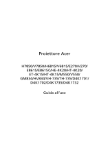 Acer H7850 Manuale utente