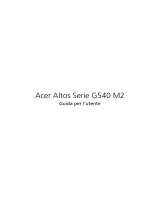 Acer Altos G540 M2 Guida utente