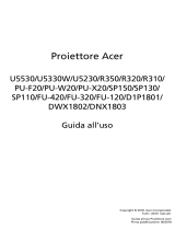 Acer U5330W Manuale utente
