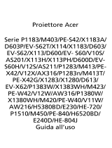 Acer X113PH Guida utente