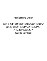 Acer X1230PK Guida utente