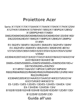 Acer X1185G Manuale utente