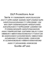 Acer P1350WL Manuale utente