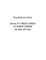 Acer X1140A Guida utente