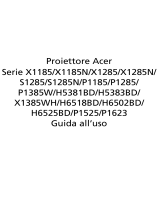 Acer X1385WH Guida utente