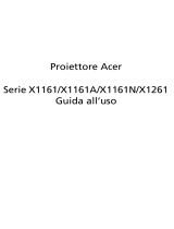 Acer X1261 Guida utente