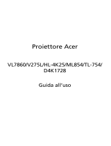 Acer VL7860 Manuale utente