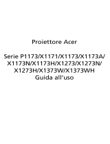 Acer X1173 Guida utente