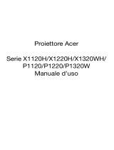 Acer P1320W Guida utente