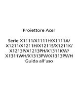Acer X1311WH Guida utente