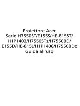 Acer H7550STz Guida utente
