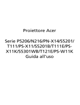 Acer P5206 Guida utente