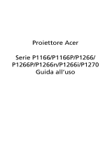 Acer P1266 Guida utente