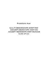 Acer P1386W Manuale utente