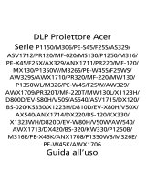 Acer P1250B Manuale utente