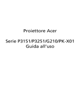 Acer P3251 Guida utente