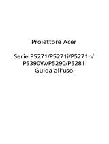 Acer P5290 Guida utente