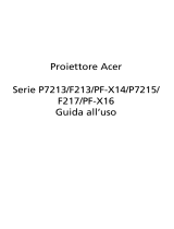 Acer P7215 Guida utente