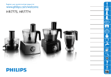 Philips HR7775 Pure Essentials Küchenmaschine Manuale utente