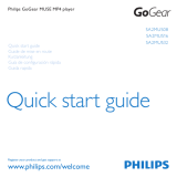 Philips GoGear MUSE SA2MUS08 Guida Rapida