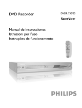 Philips DVDR730/00 Manuale utente