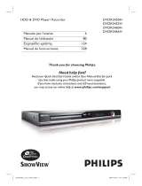 Philips DVDR3450H/58 Manuale utente