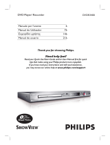 Philips DVDR3400/58 Manuale utente