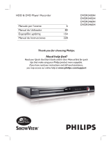 Philips DVDR3460H/58 Manuale utente