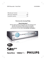 Philips DVDR9000H/10 Manuale utente
