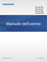 Samsung SM-W700 Manuale utente