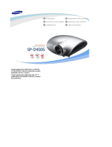 Samsung SP-D400 Manuale utente