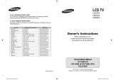 Samsung LE40S74BD Manuale utente